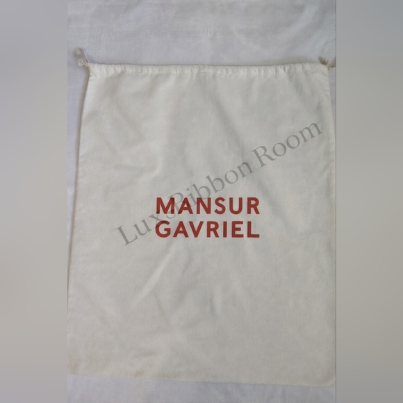Mansur Gavriel Other - MANSUR GAVRIEL Authentic Cotton Dust Bag Italy Made Drawstring Storage
